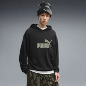 PUMA Essentials Elevated No. 1 Relaxed Hoodie Men, Clothing, Black, M