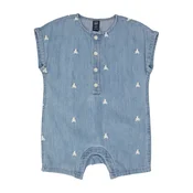 GAP Kombinezon črn denim/bela