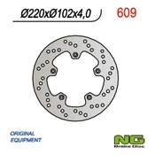 NG Zavorni disk Yamaha TZR 50R zadnji 03-15 220x102x4 5 lukenj premer 6,5