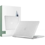Tech-protect Smartshell ovitek za Macbook Air 13 M2 – M5 2023-2026, glitter prozoren