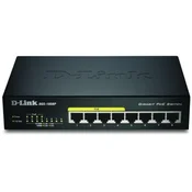 D-link switch 8p d-link dgs-1008p/e metall poe+ ( dli002 )