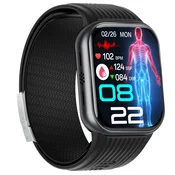 INF TK67 pametna ura z zračno črpalko, ECG, SpO2 in Bluetooth Black, (5000326749)