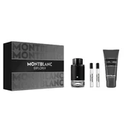 Montblanc Explorer Set EDP 100ml + 2x7.5ml EDP + Shower Gel 100ml