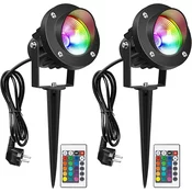 Ledmo 20 W RGB LED vrtna svetilka - 2 kosa