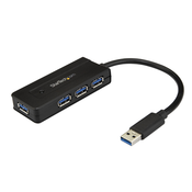 StarTech.com ST4300MINI sucelje cvorišta USB 3.2 Gen 1 (3.1 Gen 1) Type-A 5000 Mbit/s Crno