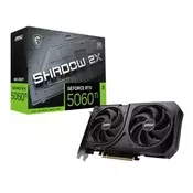 MSI - GeForce RTX 5060 Ti 8G SHADOW 2X OC PLUS graficka karta