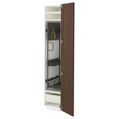 METOD / MAXIMERA Visoki element-ostava, bela/Sinarp smeda, 40x60x200 cm