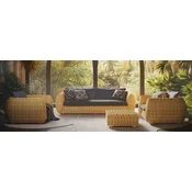 Casa Padrino luxury garden furniture set natural/anthracite