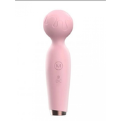 Mini Wand Masažer za klitoris, 10 modova vibracije, Vodootporan, 14.5 cm, Roze