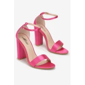 Satenasti sandali z visoko peto Dream satin