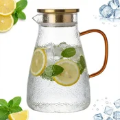VRČ IZ TOPLOTNEGA STEKLENA 2 L ZA KAVO, ČAJ, RJAVO KAVO, VODO IN SOK O11,5 CM