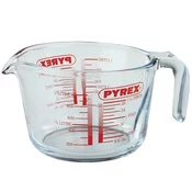 Pyrex Merilni vrček, 1L, iz borosilikatnega (kaljenega) stekla
