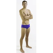 Mens swimsuit finis aquashort solid blueberry 38