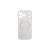 Silikonska futrola Magsafe LUX Iphone 17 PRO MAX BELA
