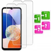 shumee 2x kaljeno steklo za samsung galaxy A14 5G steklo | 2 kosa