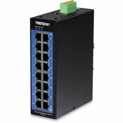 Trendnet TI-G160i Upravljano L2 Gigabit Ethernet (10/100/1000) Crno