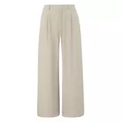 QS Hlače z naborki kit