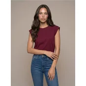 Sinsay - Bluza kratkih rukava sa dodatkom viskoze - roze