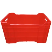 Zaboj PVC s polnimi ploskvami, rdeč 40 l