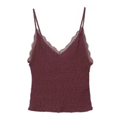 Pull&Bear Top vinsko rdeča
