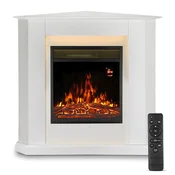 Homestar Električni kamin trikotni 1000/2000 W bel