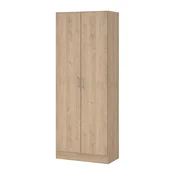 Garderobna omara v hrastovem dekorju v naravni barvi 70x181x36 cm Focus – Tvilum