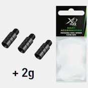 Dodatna teža za pikado puščice/XQMax/2BA - 2g/Black