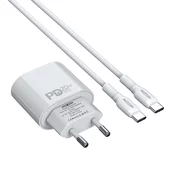 Kucni punjac Moxom MX-HC151 20W Type-C na Lightning beli