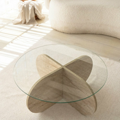 HANAH HOME Sto za dnevnu sobu Bubble Transparent