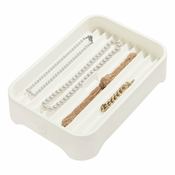 Bel organizator za nakit iDesign Eco Bin, 28,12 x 19,23 cm