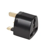 slomart Potovalni adapter Maclean, vtičnica EU na UK, črn