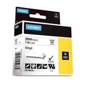 DYMO traka IND 9mm x 5.5m, crna/belo