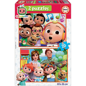 Puzzle Cocomelon Educa 2x20 dijelova od 4 godine