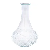 Kremno bela steklena vaza (višina 21 cm) – Dakls