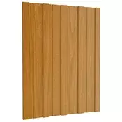 vidaXL Strešni panel 36 pcs Naravna 60 x 45 cm Pocinkano jeklo