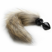 Ouch! Fox Tail Buttplug Black