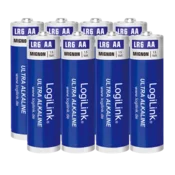 shumee Logilink Ultra Power AA alkalna baterija, LR6, Mignon, 1,5 V, pakiranje 8 kosov