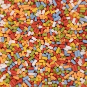 Konfeti sladkorni posip barvitih palčk 10 g