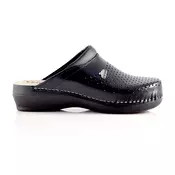 LEON KOŽNE ANATOMSKE KLOMPE, (PU_100_36_41blk-42)