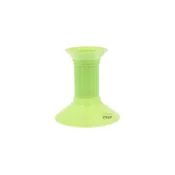 Plastični svečnik 10 cm 1 kos svetlo zelene barve