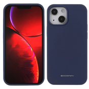 Goospery Soft Feeling silikonski ovitek za iPhone 13 Pro - temno moder