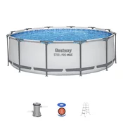 Bestway Bazen metalne konstrukcije 9150, 3.66m x 1m, Sivi