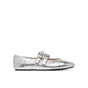 MICHAEL Michael Kors Balerinke Rowen Flex Ballet 40R6RWFP1M Srebrna