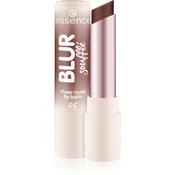 essence Blur Soufflé tonirani balzam za ustnice z mat učinkom odtenek 06 Nude Cocoa 3 g
