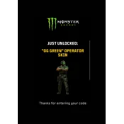Monster Energy X Call of Duty: MODERN WARFARE 4 - OG Green Operator Skin (DLC) (PS4/PS5/XBOX ONE/XBOX SERIES X/PC) Official Website Key GLOBAL