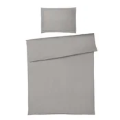 Dieter Knoll POSTELJNINA 140/200 cm saten siva