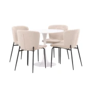 Jedilniški komplet Dallas 4590 (Beige) 75cm