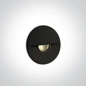 UGRADBENA SVJETILJKA LED 1W/3000K/50lm IP65 CRNA