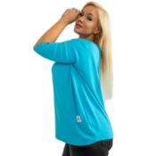 RELEVANCE Ženska bluza velike velikosti basic VEVA modra RV-BZ-3770.92_398154 Univerzalni