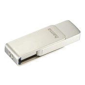 HAMA "Rotate Pro" USB stick, USB 3.0, 128 GB, 100 MB/s, srebrni